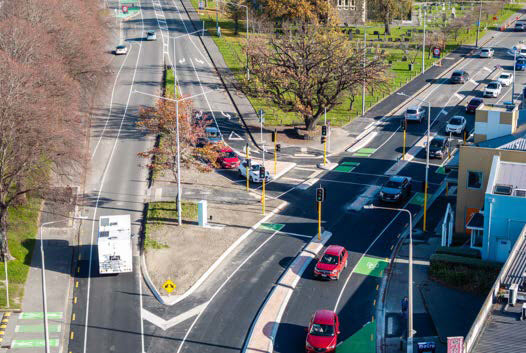 Main South Road, Yaldhurst and Riccarton Road Safety Improvements, Church Corner - HEB Construction