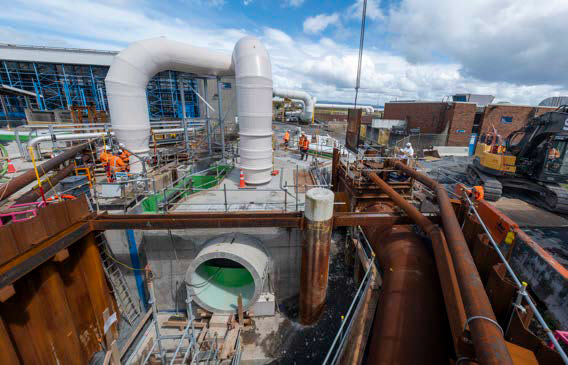 Confluence Chamber, Central Interceptor, Mangere Wastewater Treatment Plant - Seipp Construction