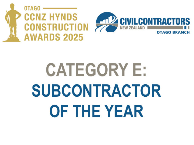 Otago Awards Category E