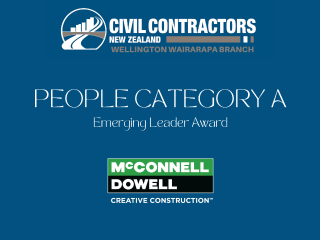 People Category A MᶜConnell Dowell Emerging Leader Award