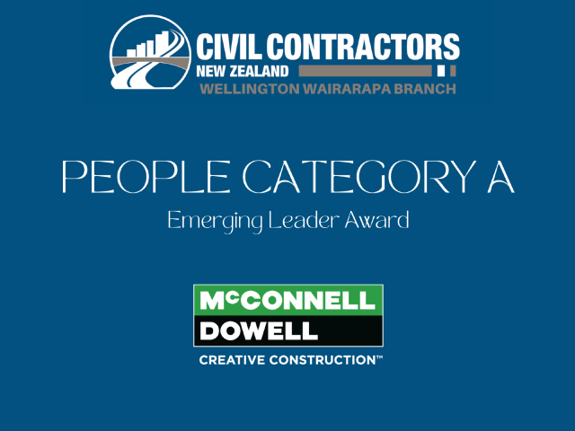 People Category A MᶜConnell Dowell Emerging Leader Award