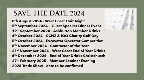SAVE THE DATES 2024