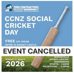 CCNZ Canterbury Westland Franklin Smith Family Fun Cricket Day 22nd March 2026