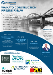 Waikato Construction Pipeline Forum 