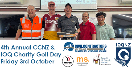 4th Annual CCNZ & IOQ Charity Golf Day - 3 October