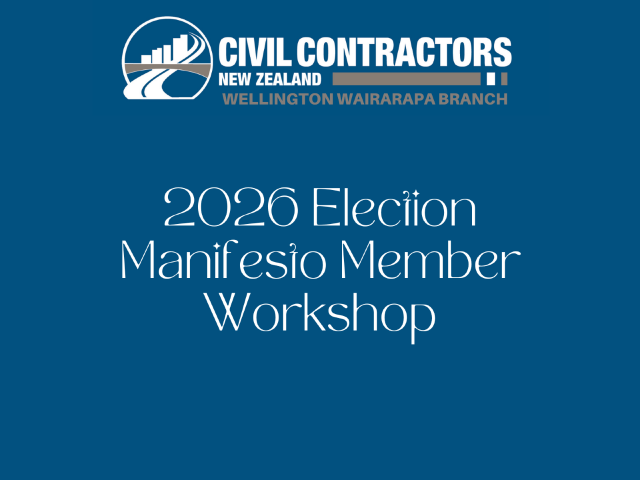 CCNZ 2026 Election Manifesto – Wellington Wairarapa Member Workshops - Monday 2 March 2026