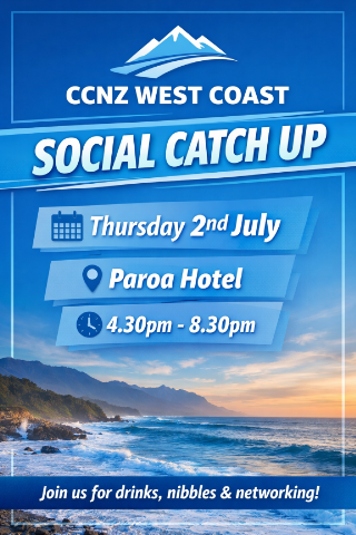 CCNZ West Coast Social Get Together Thursday 2nd July 2026