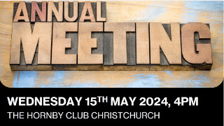 CCNZ Canterbury Westland Branch AGM Wednesday 15th May 2024, 4pm The Hornby Club Christchurch