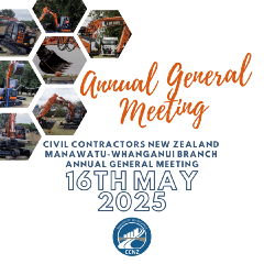 Civil Contractors New Zealand – Manawatu-Whanganui Branch AGM 2025