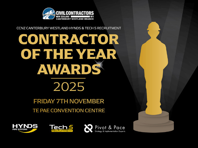 Canterbury Westland Contractor of the Year - Friday 7th November 2025