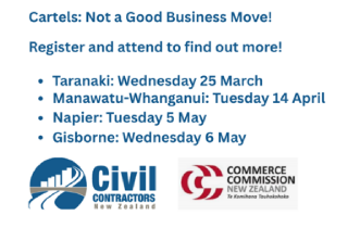 Meet the Commerce Commission about Cartels and how to help keep your business safe!