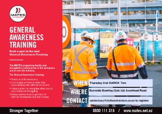Mates in Construction - General Awareness Training
