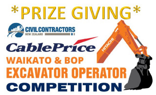 CCNZ Waikato Excavator Operator Competition Prize Giving 
