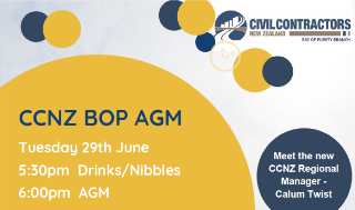 CCNZ BOP AGM - Tuesday 29th June