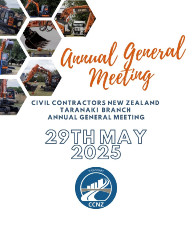 Civil Contractors New Zealand – Taranaki Branch AGM 2025