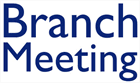 Branch Meeting: Monday 12 October 2020, 4.30 - 8.00pm, Ellerslie Events Centre