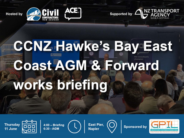 Hawke's Bay East Coast AGM and Forward Works Briefing - 11 June, 2026 - MEMBERS ONLY