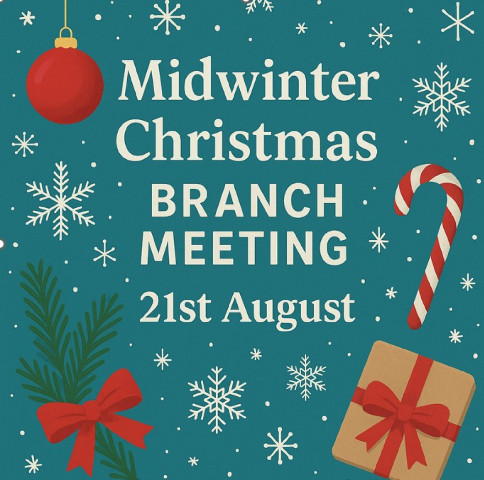 Taranaki CCNZ Mid-Winter Christmas / Branch meeting
