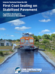 First Coat Sealing on Stabilised Pavement